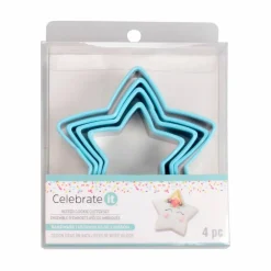 Stars Stainless Steel Nested Cookie Cutter Set by Celebrate It®