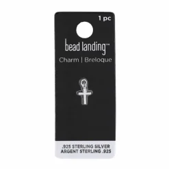 Sterling Silver Cross Icon Charm by Bead Landing™