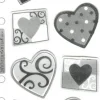 Sticko I Do's Vellum Silver Foiled Stickers