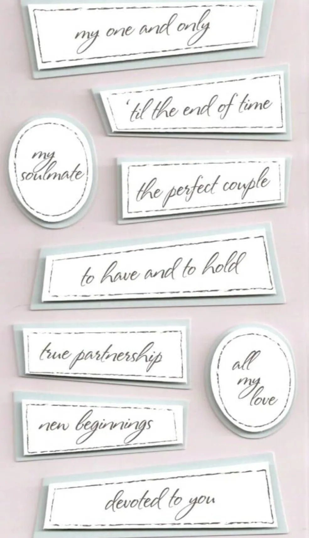 Sticko I Do Wedding Collection Family Friends Dimensional Stickers