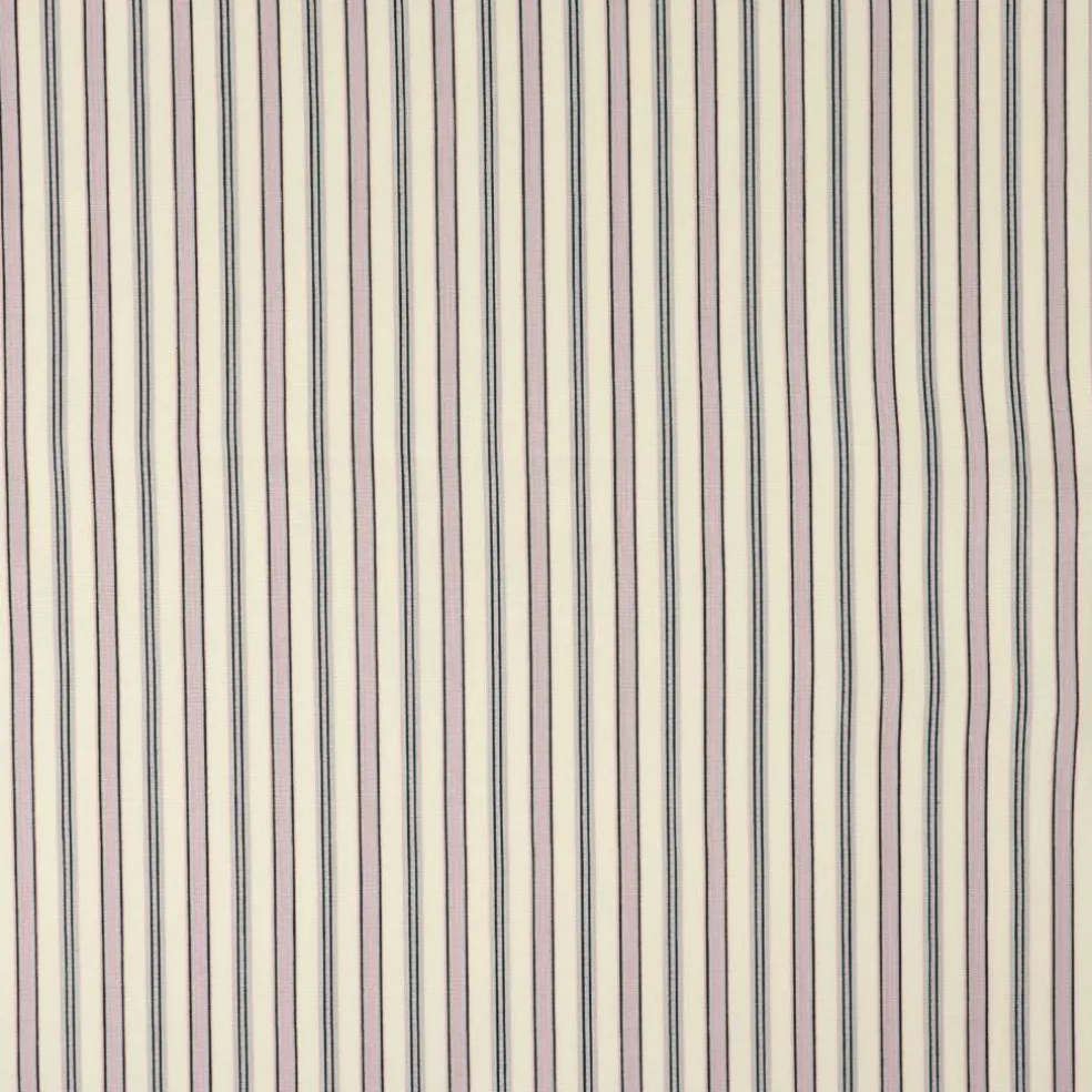 Stitch & Sparkle Aviary Collection Stripe Lavender Cotton Fabric