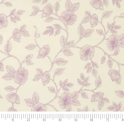 Stitch & Sparkle Aviary Lavender Floral Cotton Fabric