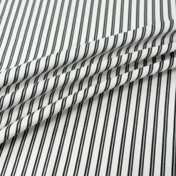 Stitch & Sparkle Dark Romance Collection Metallic Stripe Cotton Fabric