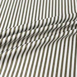 Stitch & Sparkle Dark Romance Collection Metallic Stripe Cotton Fabric