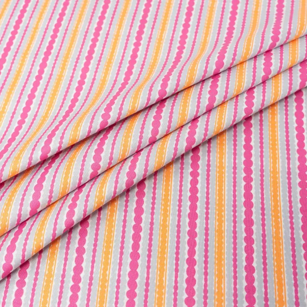 Stitch & Sparkle Dotstripe Modern Scandinavian Cotton Fabric
