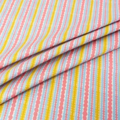 Stitch & Sparkle Dotstripe Modern Scandinavian Cotton Fabric