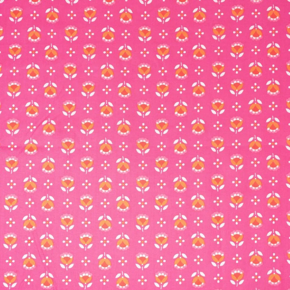 Stitch & Sparkle Modern Scandinavian Sunflower Cotton Fabric