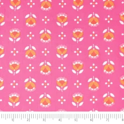 Stitch & Sparkle Modern Scandinavian Sunflower Cotton Fabric