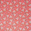 Stitch & Sparkle Vintage Mix & Match Floral Dot Raspberry Cotton Fabric