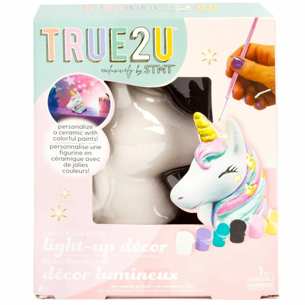 STMT™ True2U™ Paint Your Own Light-Up Unicorn Décor