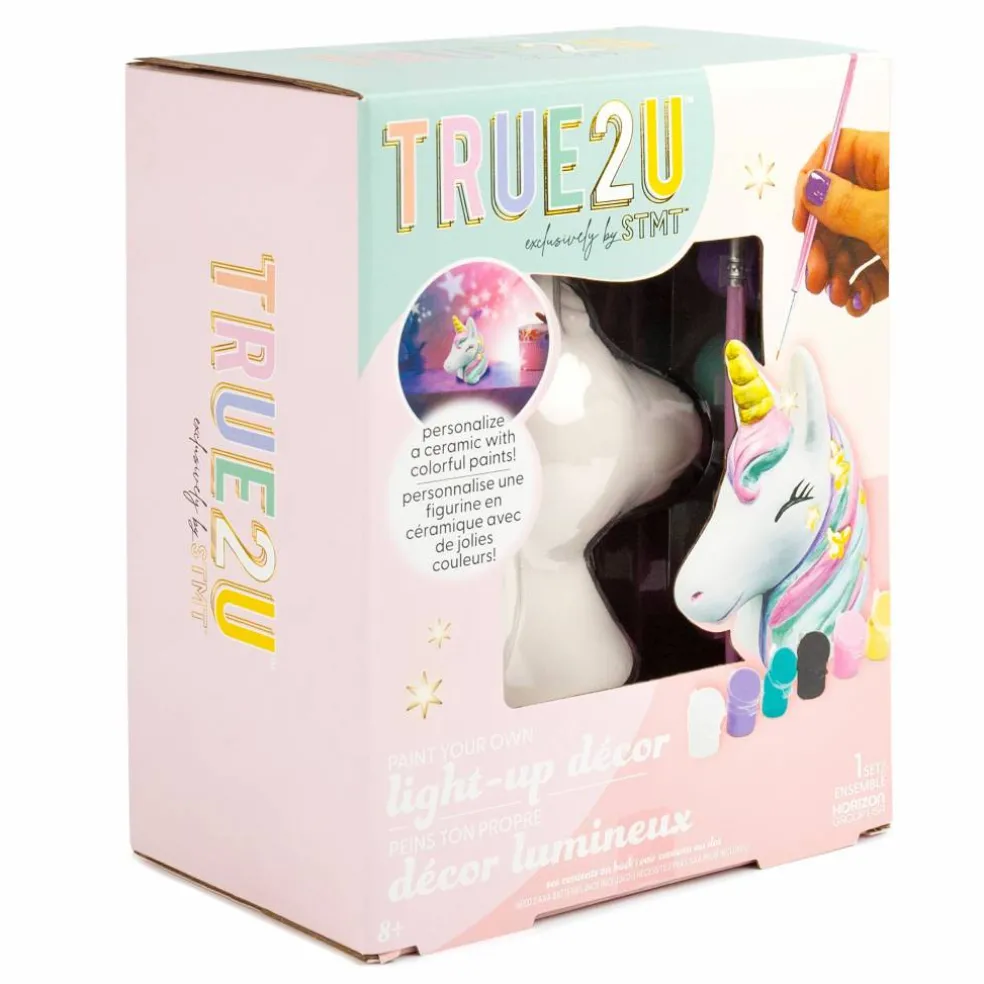 STMT™ True2U™ Paint Your Own Light-Up Unicorn Décor