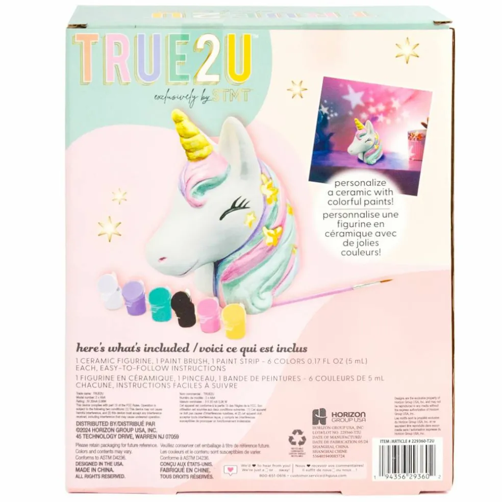 STMT™ True2U™ Paint Your Own Light-Up Unicorn Décor