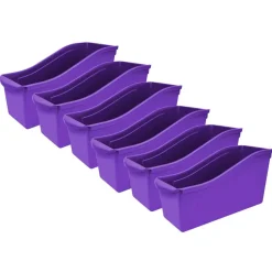 Storex Large Book Bin, 6ct.