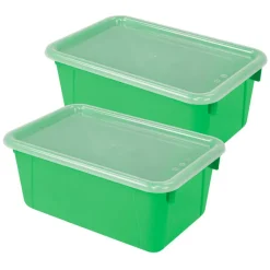 Storex Small Cubby Bin with Cover, 2ct.