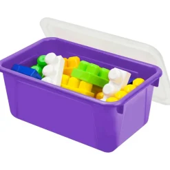 Storex Small Cubby Bin with Cover, 2ct.