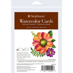 Strathmore® 400 Series Fluorescent White Watercolor Cards & Envelopes Set