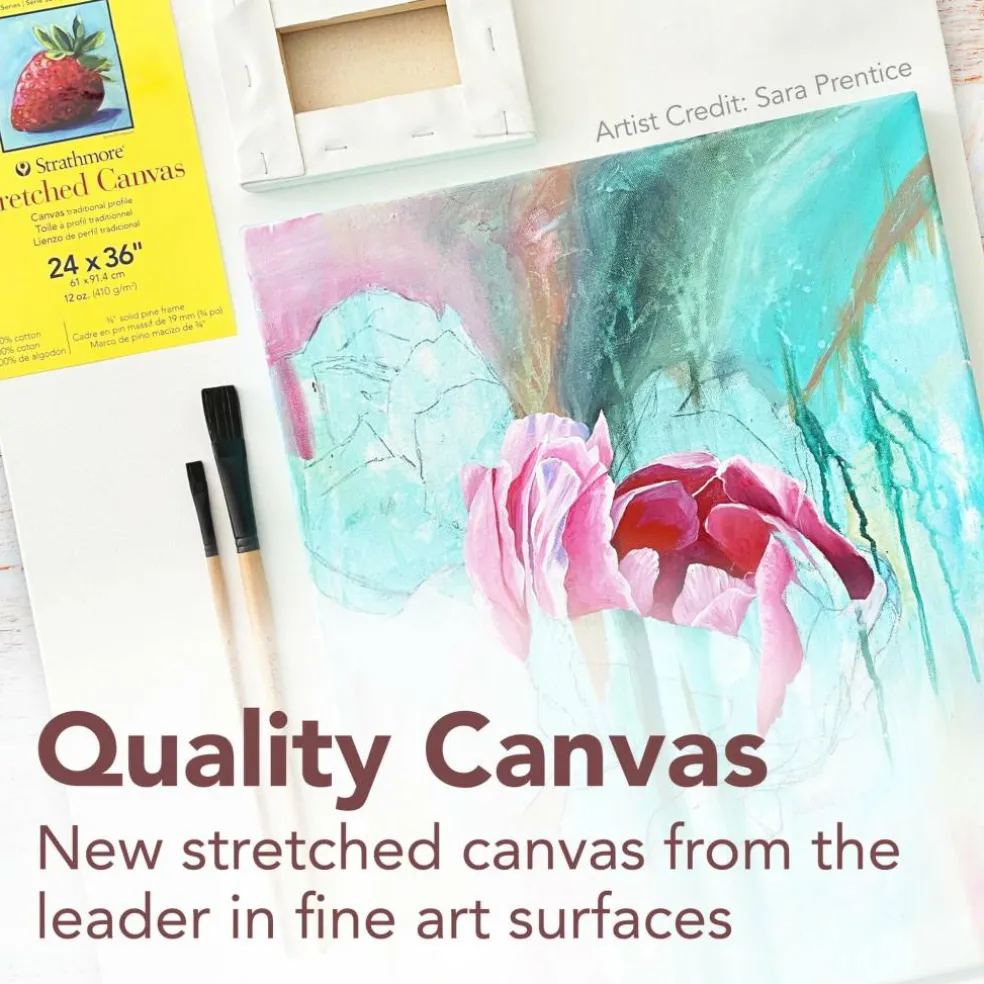Strathmore® 300 Series Traditional Stretched Canvas
