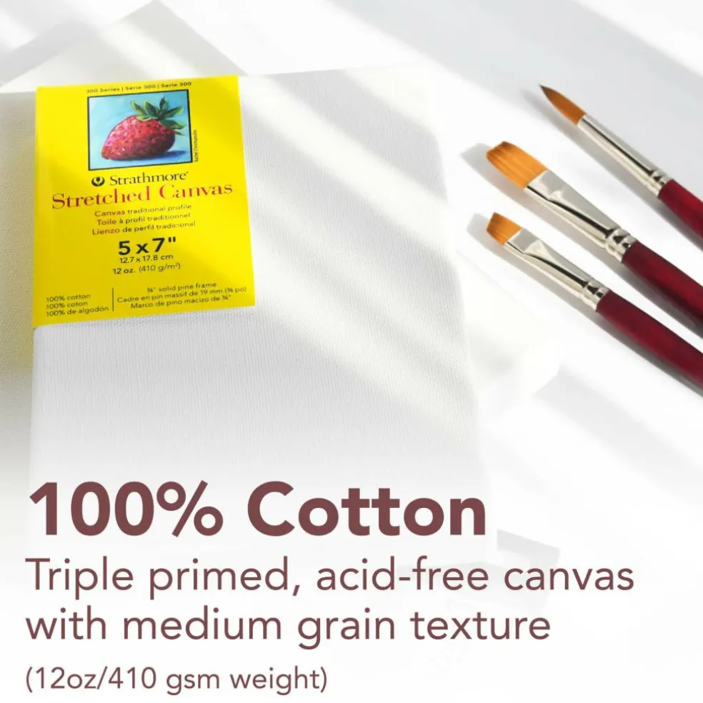 Strathmore® 300 Series Traditional Stretched Canvas