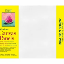 Strathmore® 300 Series White Canvas Panels Pad