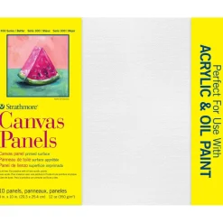 Strathmore® 300 Series White Canvas Panels Pad