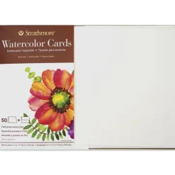 Strathmore Watercolor Cards and Envelopes - Greeting, Box of 50