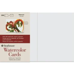Strathmore Watercolor Cards and Envelopes - Greeting, Box of 100