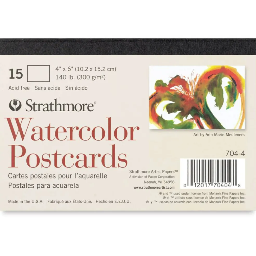 Strathmore Watercolor Cards - Postcard Pad, 15 Sheets