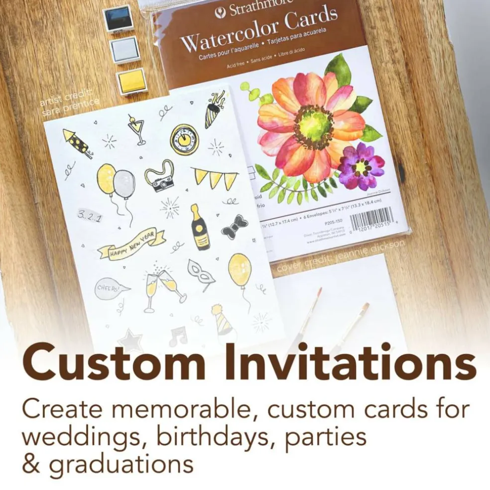 Strathmore® 5" x 7" Watercolor Cards & Envelopes