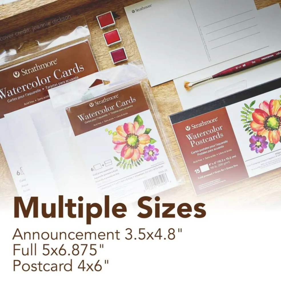 Strathmore® 5" x 7" Watercolor Cards & Envelopes