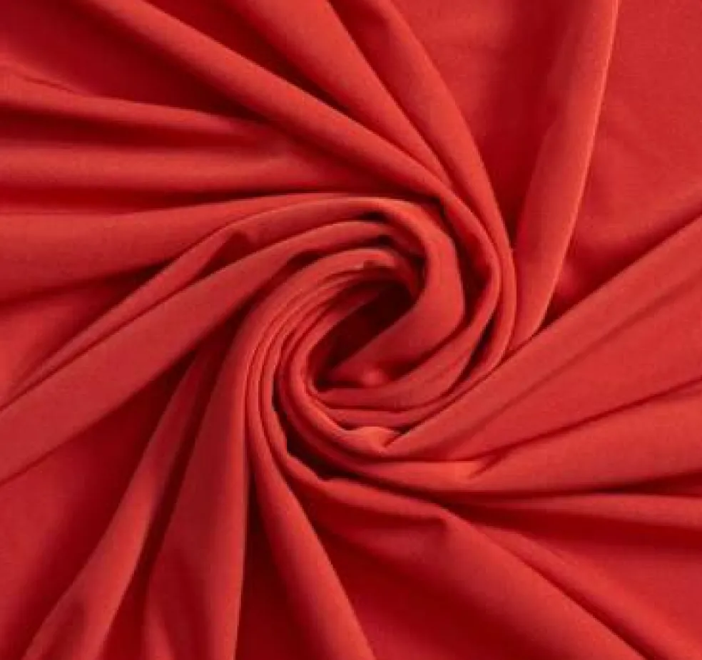 Stretch Matte Jersey – Red