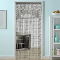 String Door Privacy Lace Curtain Macrame Boho