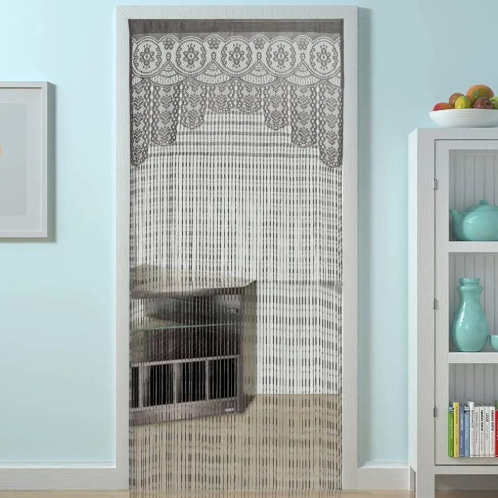 String Door Privacy Lace Curtain Macrame Boho