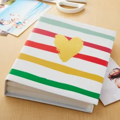 Striped Heart Mini Photo Album by Recollections®