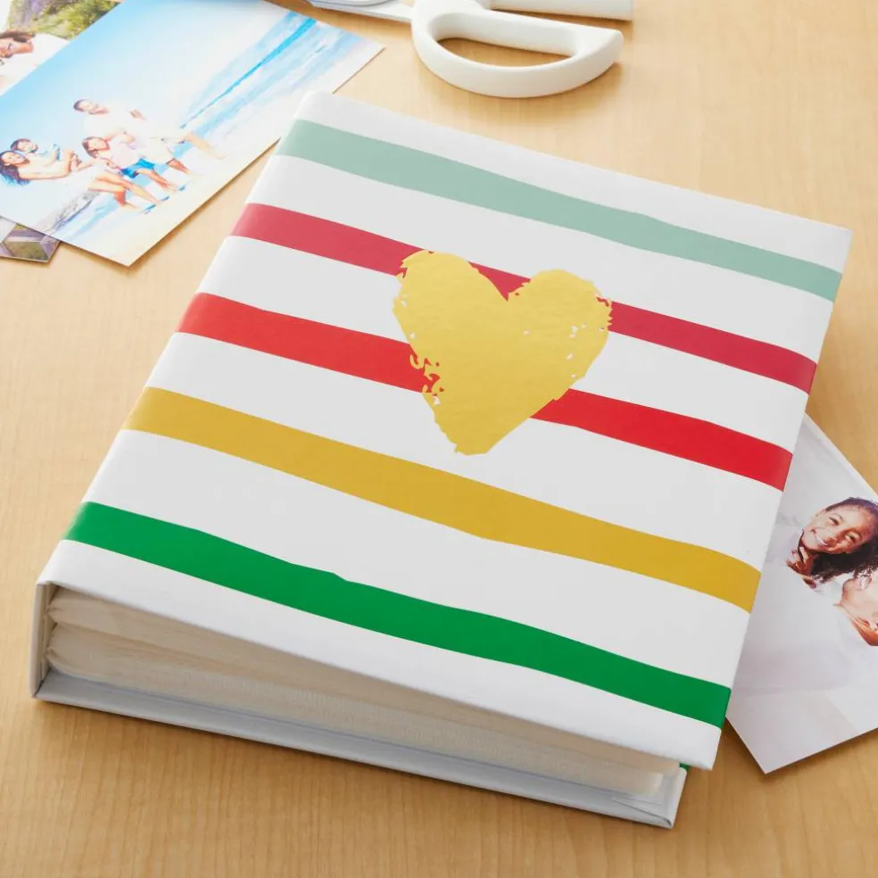 Striped Heart Mini Photo Album by Recollections®