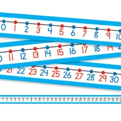 Student Number Lines Desk Tape, Grade K-3, Pack of 30