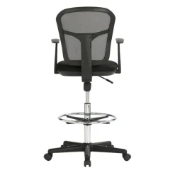Studio Designs Riviera Height Adjustable Drafting Chair with Mesh Back