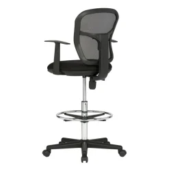 Studio Designs Riviera Height Adjustable Drafting Chair with Mesh Back