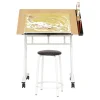 Studio Designs Studio 2-Piece Drafting Table and Stool Set