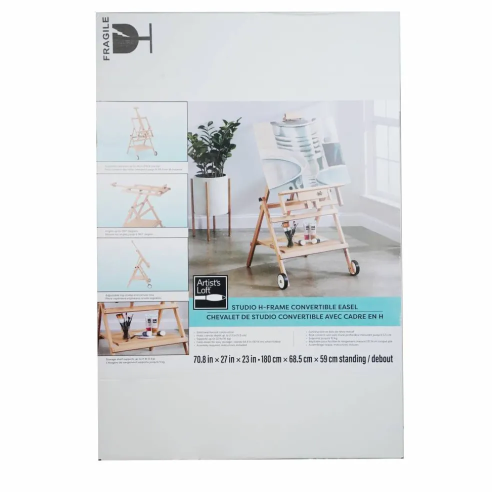 70.75" Studio H-Frame Convertible Easel by Artist's Loft®