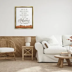 Stupell Industries Autumn Awakened Framed Canvas Wall Art