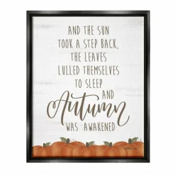 Stupell Industries Autumn Awakened Framed Canvas Wall Art