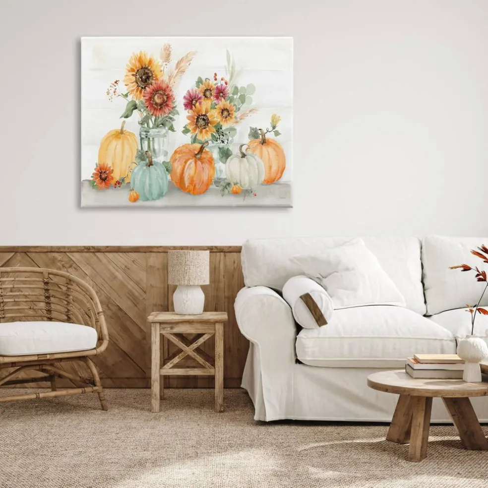 Stupell Industries Autumn Ramble Country Bouquets Canvas Wall Art