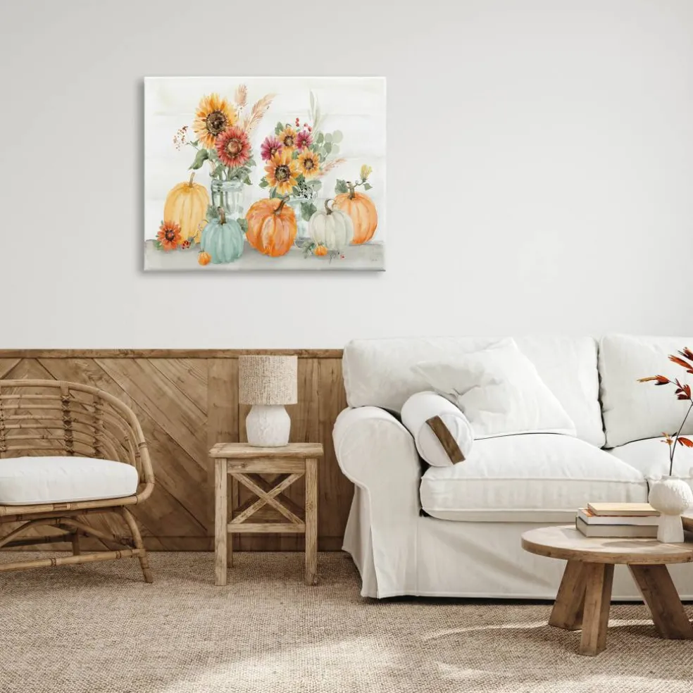 Stupell Industries Autumn Ramble Country Bouquets Canvas Wall Art