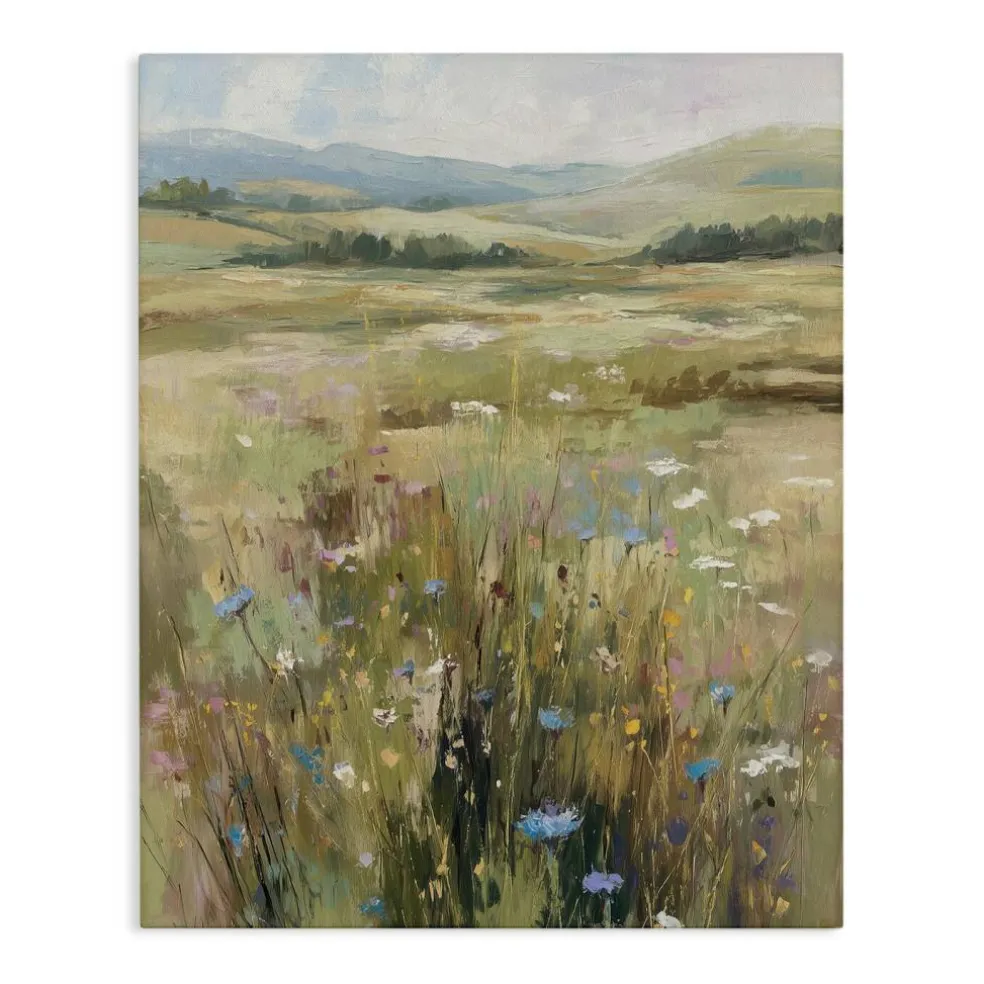 Stupell Industries Breezy Pastures Impression Canvas, design by Svetlana Aleynikova