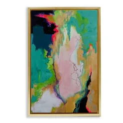 Stupell Industries Bright Mixed Colors Collage Floating Frame By Stacy Gresell