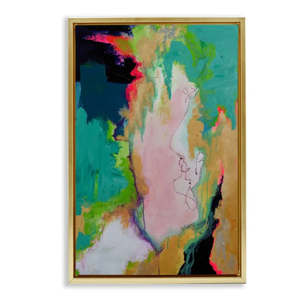 Stupell Industries Bright Mixed Colors Collage Floating Frame By Stacy Gresell