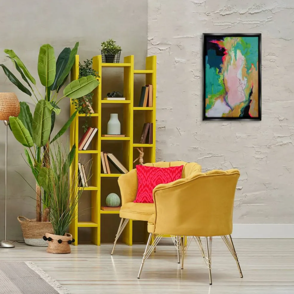 Stupell Industries Bright Mixed Colors Collage Floating Frame By Stacy Gresell
