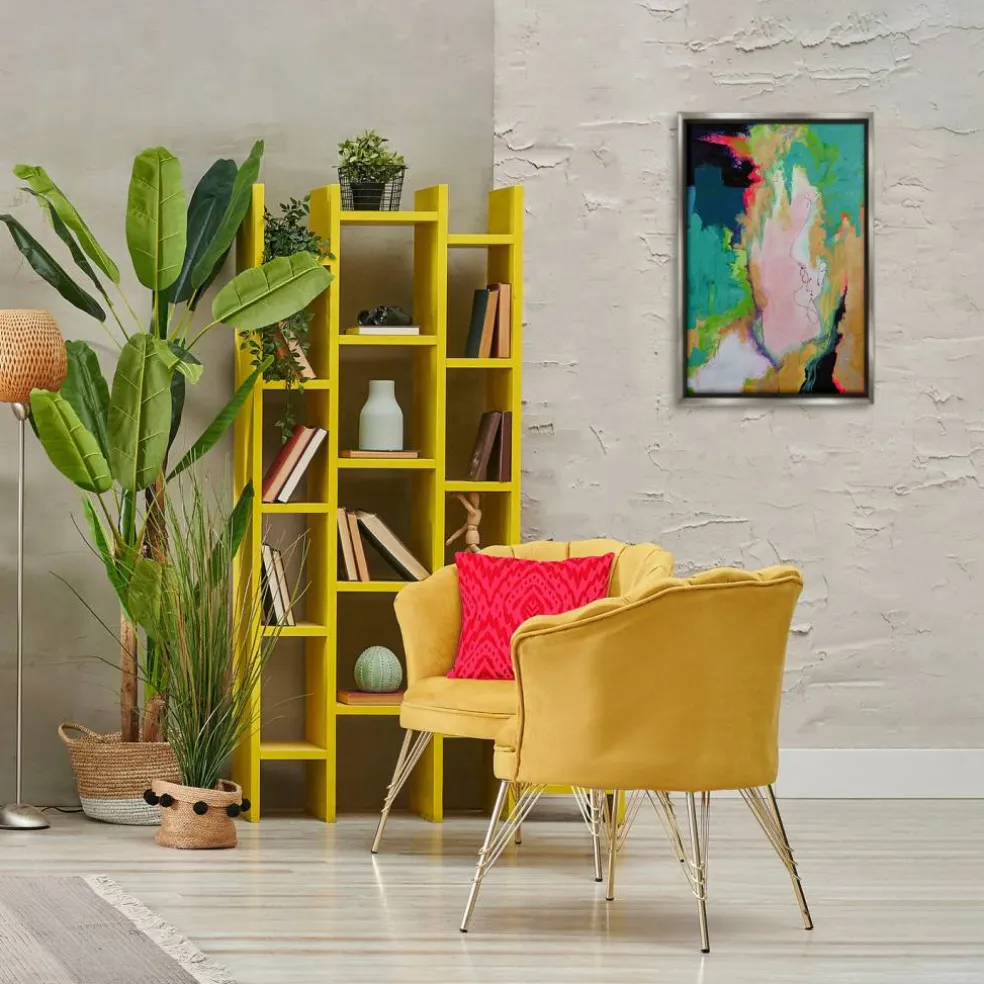 Stupell Industries Bright Mixed Colors Collage Floating Frame By Stacy Gresell
