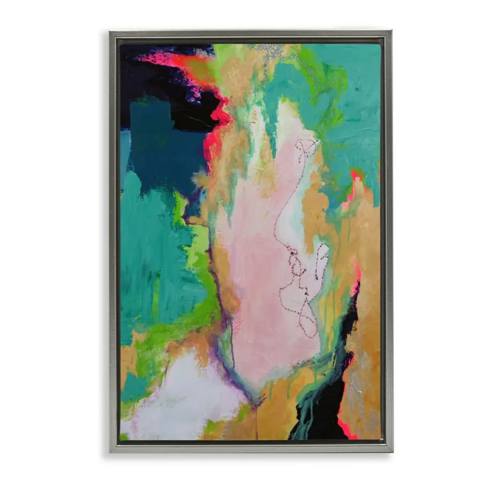 Stupell Industries Bright Mixed Colors Collage Floating Frame By Stacy Gresell