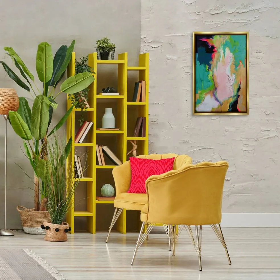 Stupell Industries Bright Mixed Colors Collage Floating Frame By Stacy Gresell